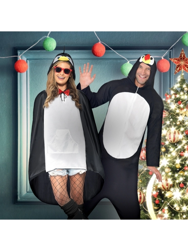 Smiffys Poncho Party Imperméable Pingouin 1 Smiffys Poncho Party Imperméable Pingouin