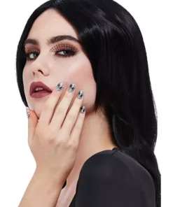 Maquillage Effets Spéciaux Smiffys, Cils Et Ongles Toile D'araignée, Auto-adhésif