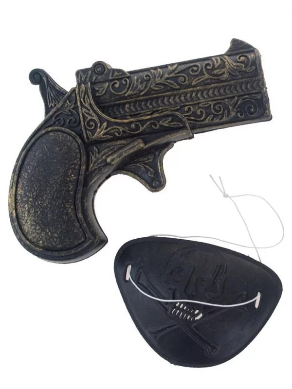 ESPA - Funny Fashion Set Pirate Enfant (pistolet & Cache-oeil) 1 ESPA - Funny Fashion Set Pirate Enfant (pistolet & Cache-oeil)