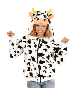 WIDMANN Veste Polaire Avec Capuche Tête De Vache Pour Adulte 6 WIDMANN Veste Polaire Avec Capuche Tête De Vache Pour Adulte -Halloween Soldes Boutique veste polaire avec capuche tete de vache pour adulte 2